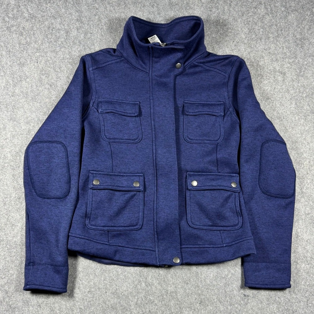 Patagonia Womens Better Sweater Barn Jacket Navy Blue Full Zip Fleece Small